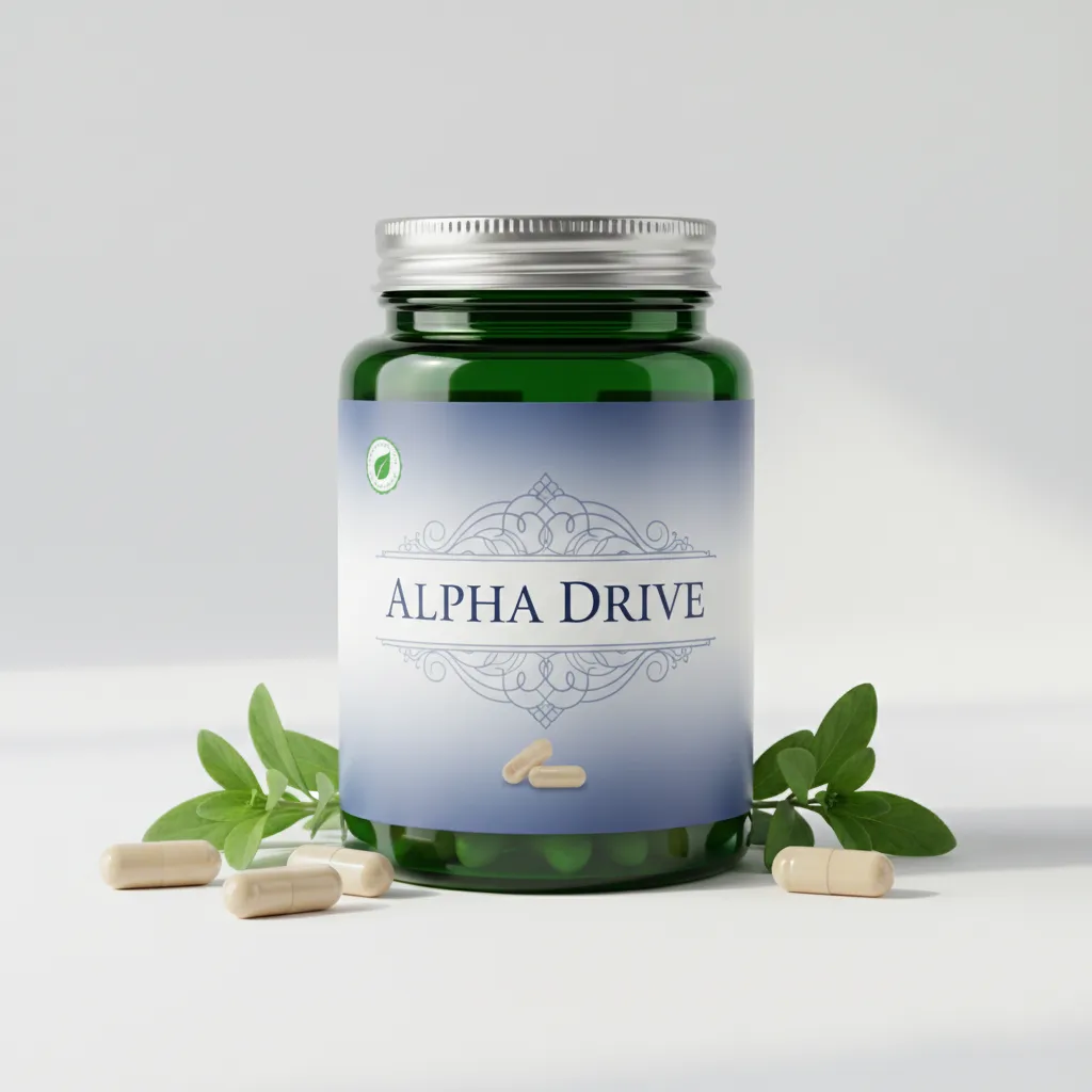 Alpha Drive -ravintolisäpurkki, 60 kapselia